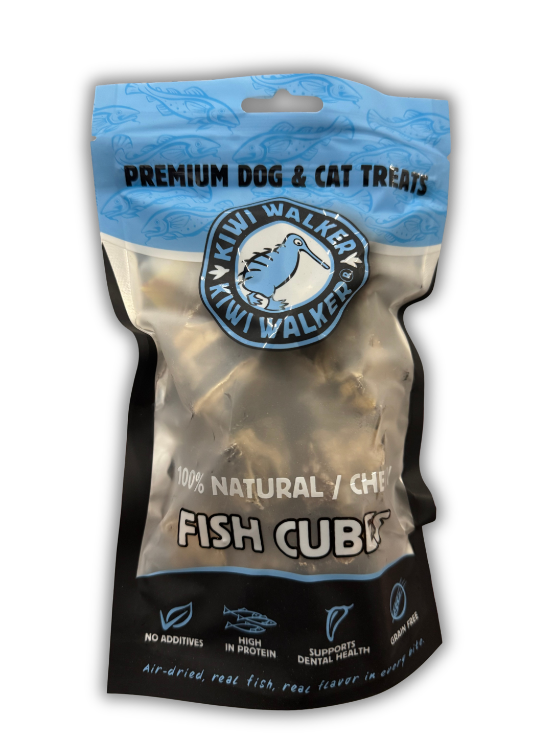 Kiwi-Walker. Natural Fish Cubes Kabeljau 100g