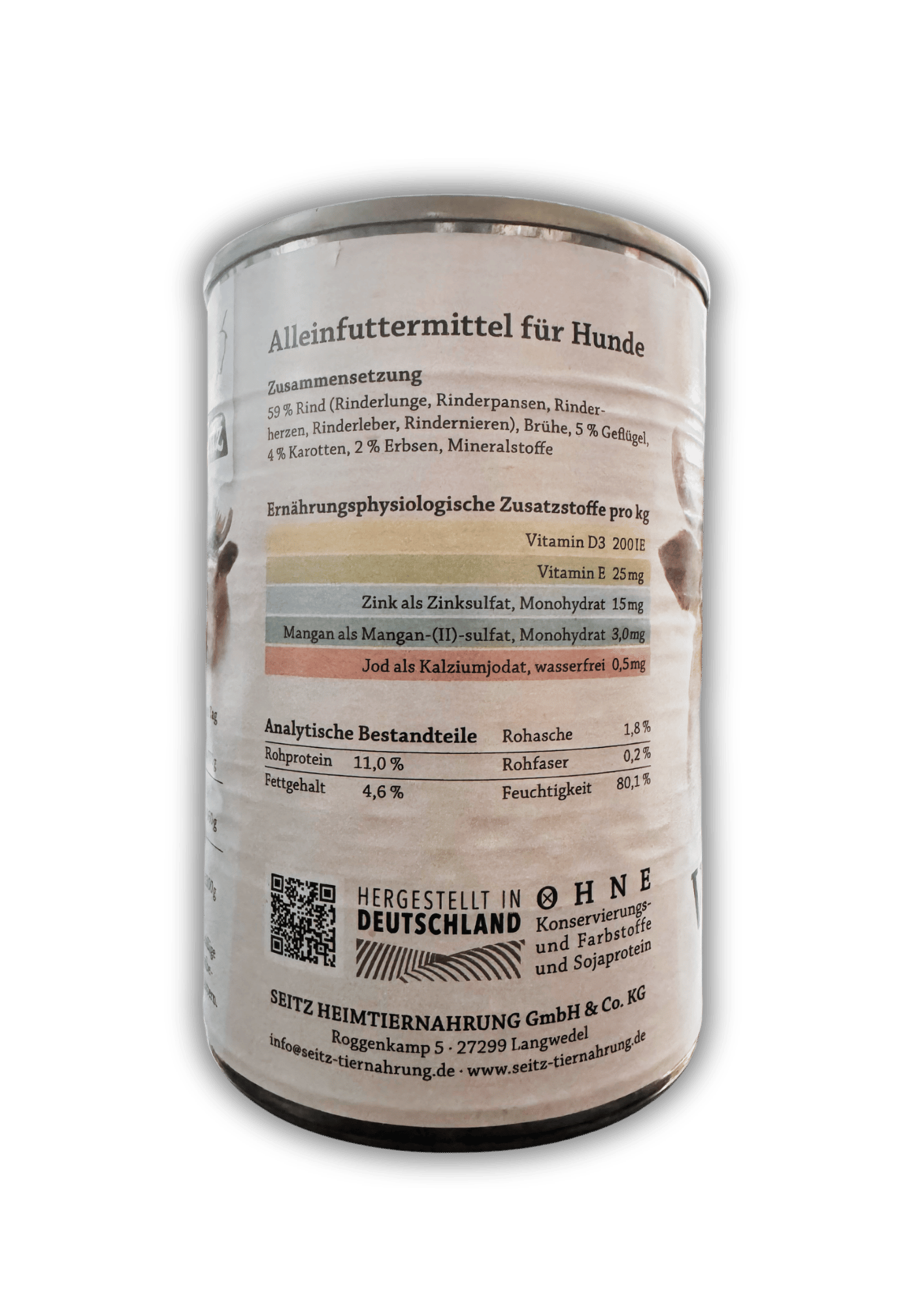 Seitz Vitalmenü 400g - 6er Pack