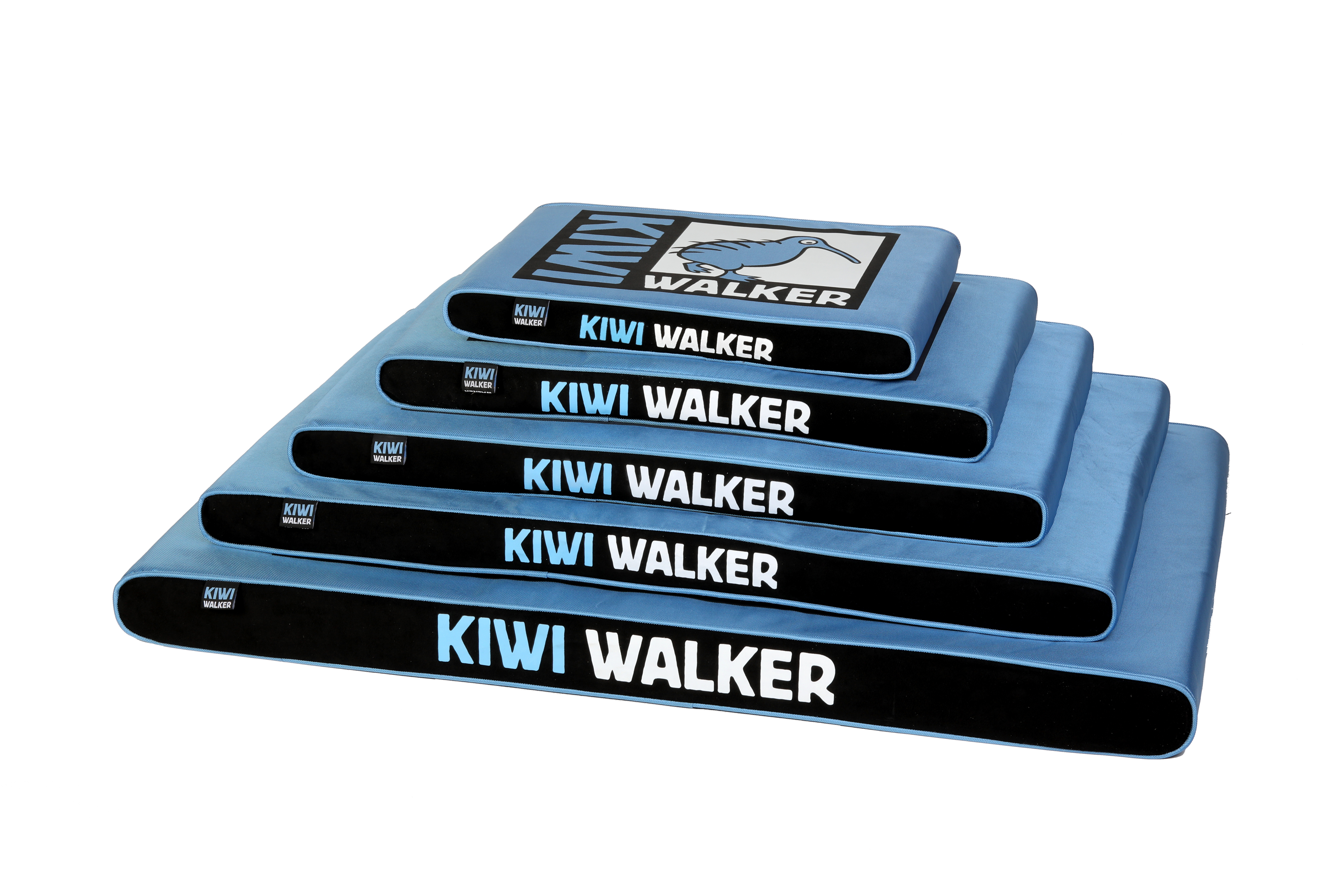 KIWI WALKER Running Hundematratze M Blau – 65 × 45 × 6 cm