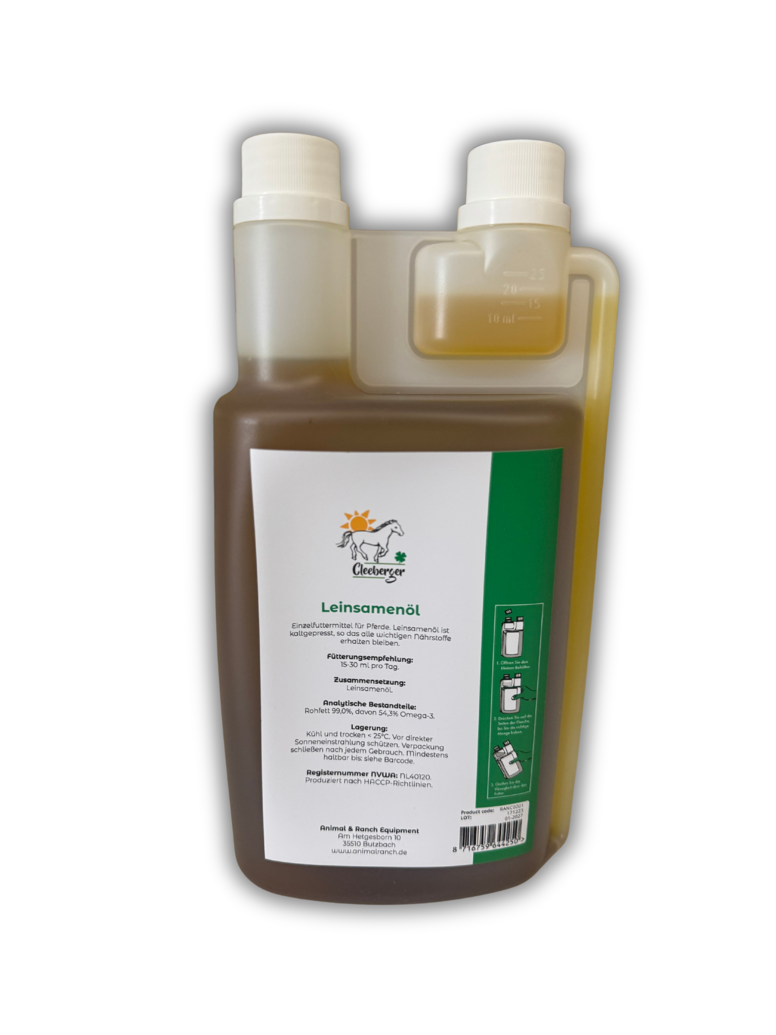 Cleeberger, Leinöl 1l