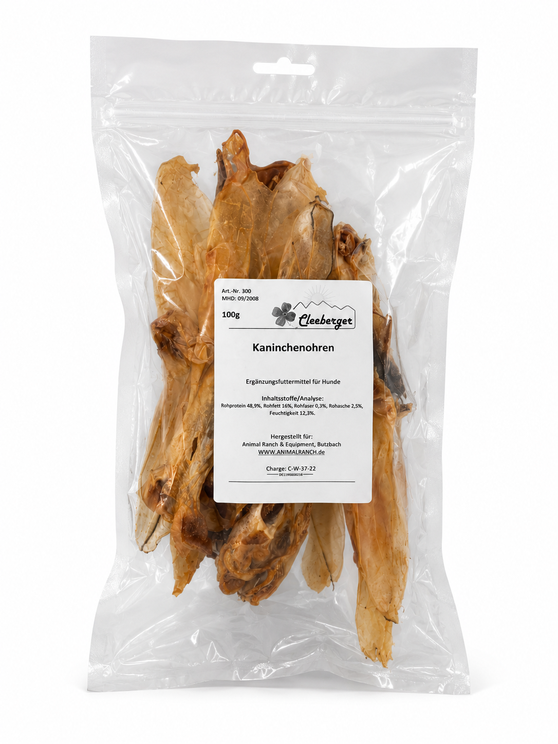 Cleeberger Kaninchenohren - 100g