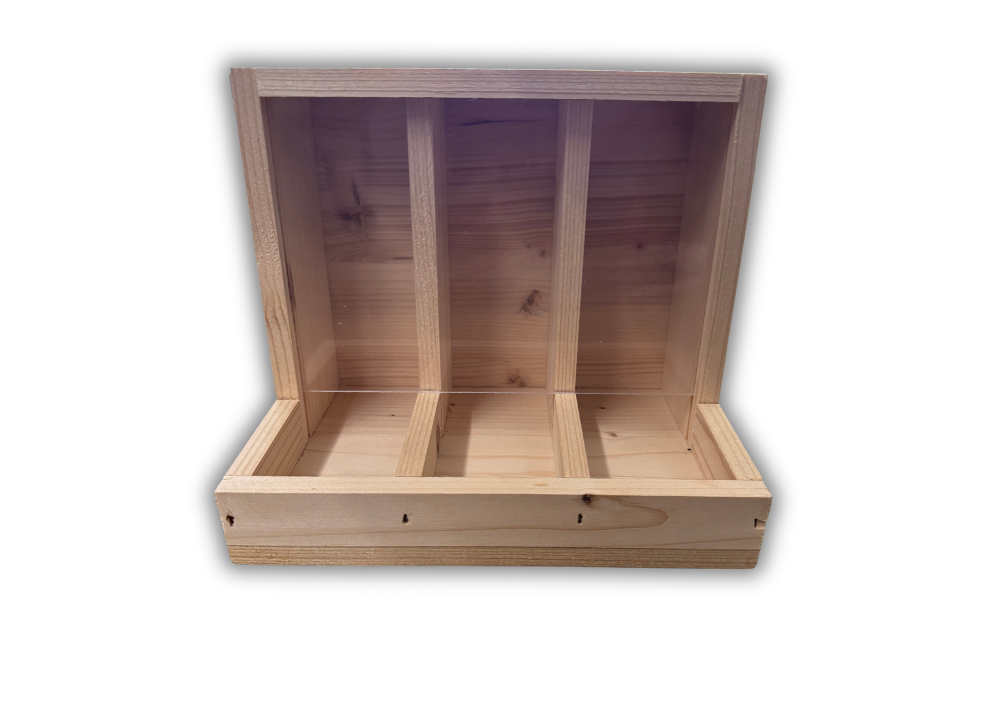 Cleeberger, Futterbar 3-fach aus Fichtenholz 20 × 15 × 17 cm