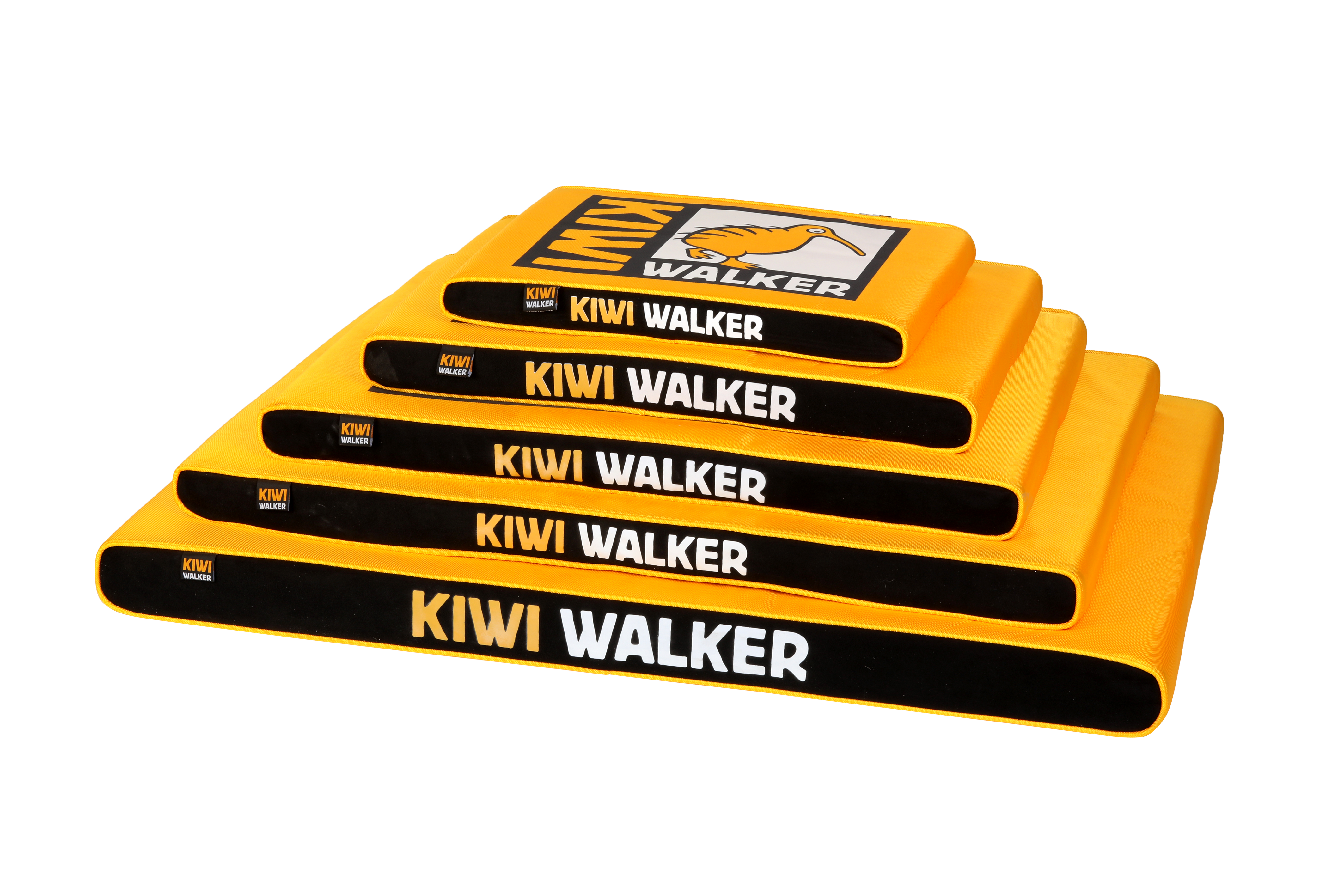 KIWI WALKER Running Hundematratze XL Orange – 95 × 65 × 6 cm