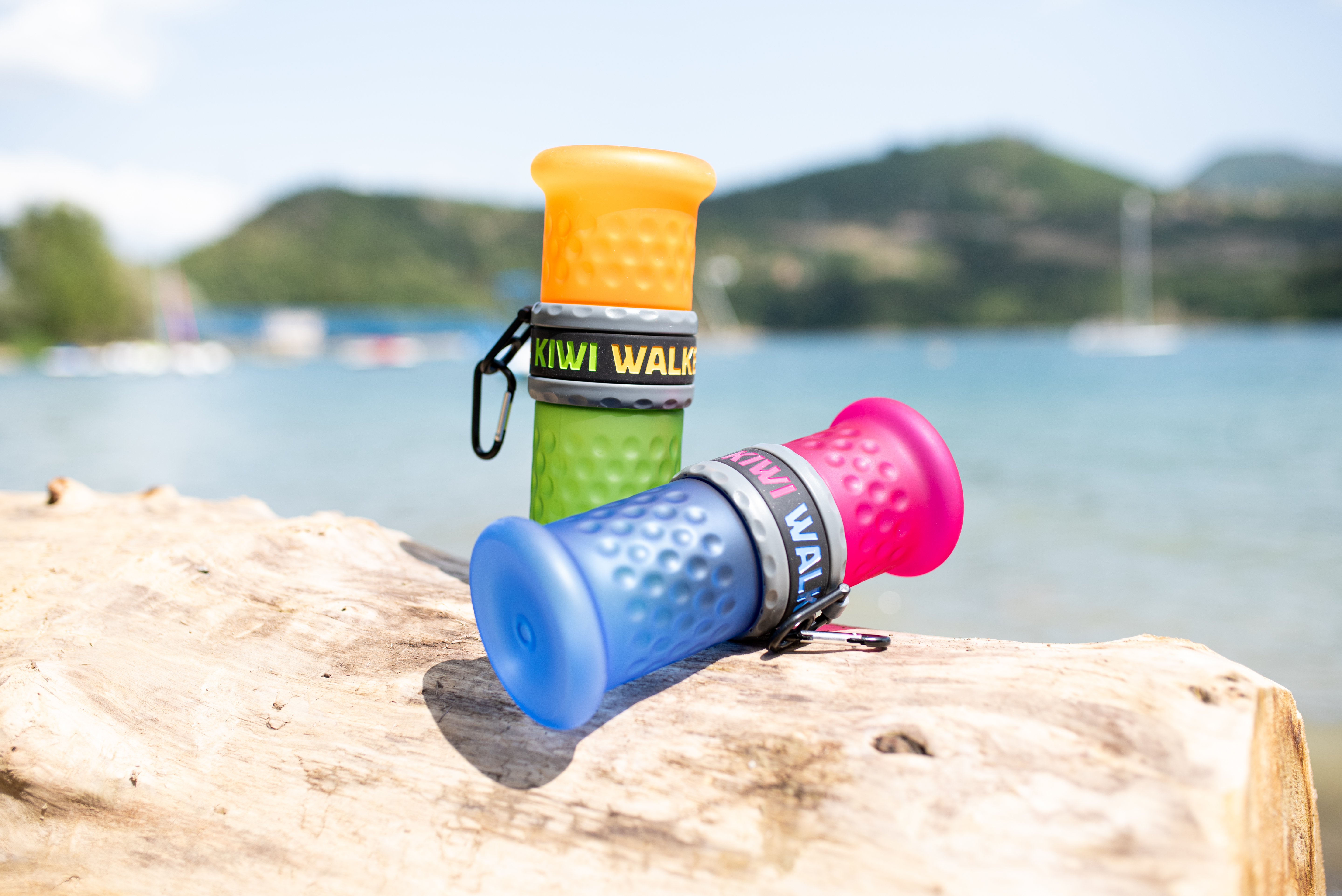 Kiwi-Walker, Travel Bottle 2in1, orange/grün
