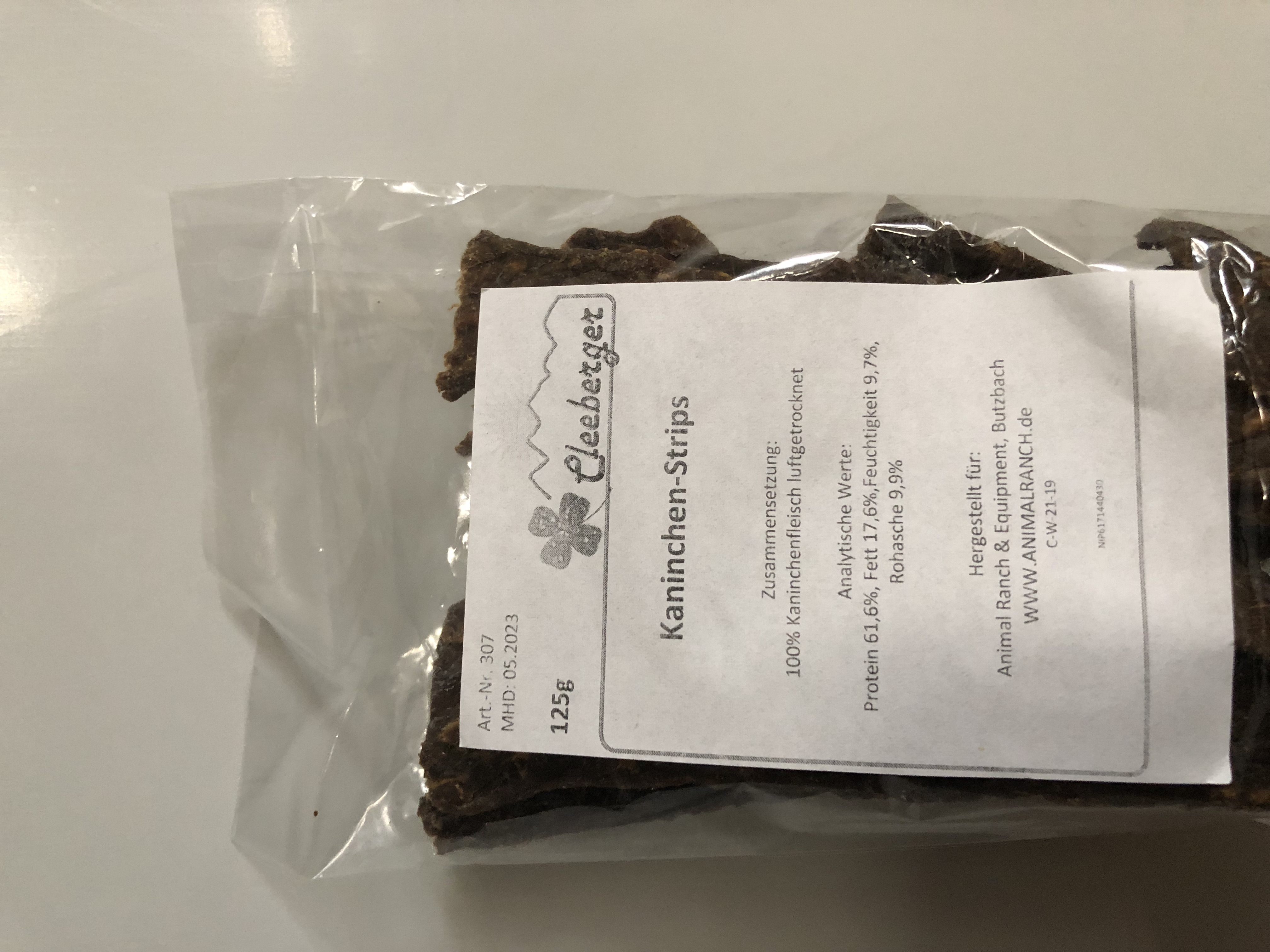 Cleeberger Kaninchen-Strips, 125 g