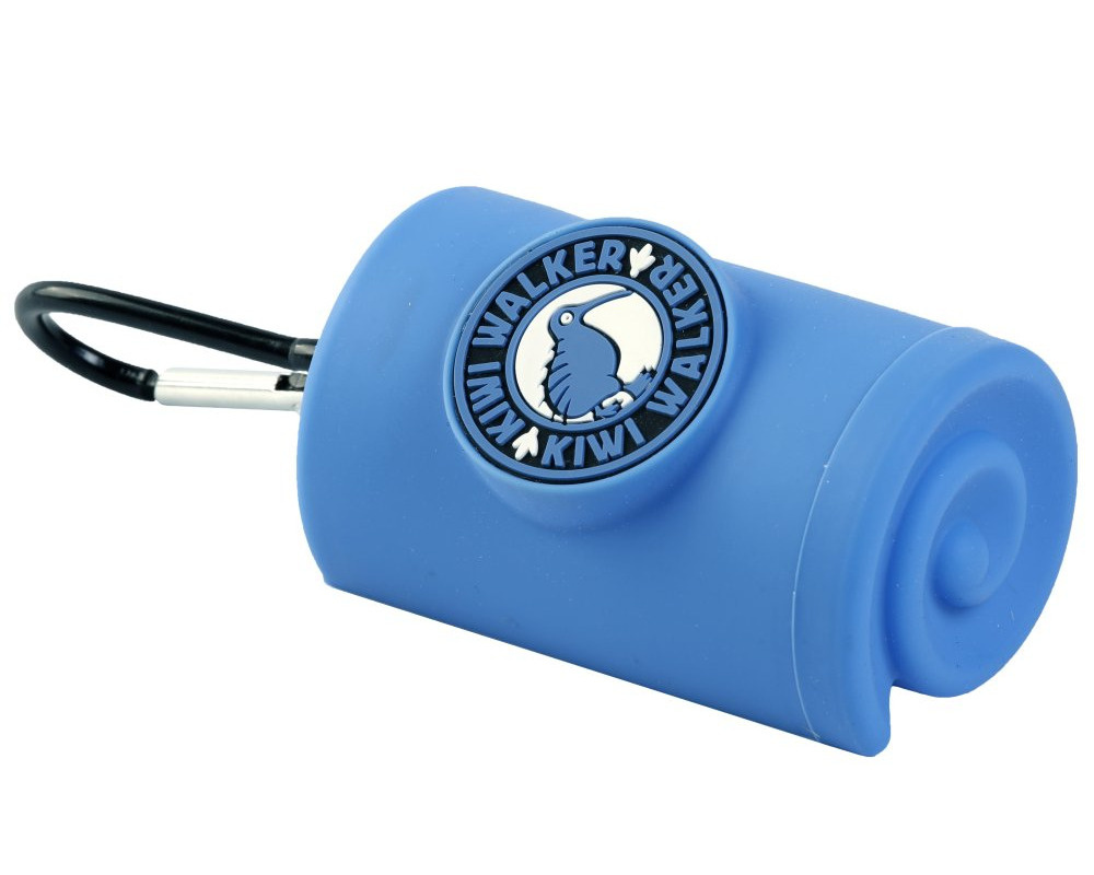 Kiwi-Walker, Waste Bag Holder Kotbeutelspender blau