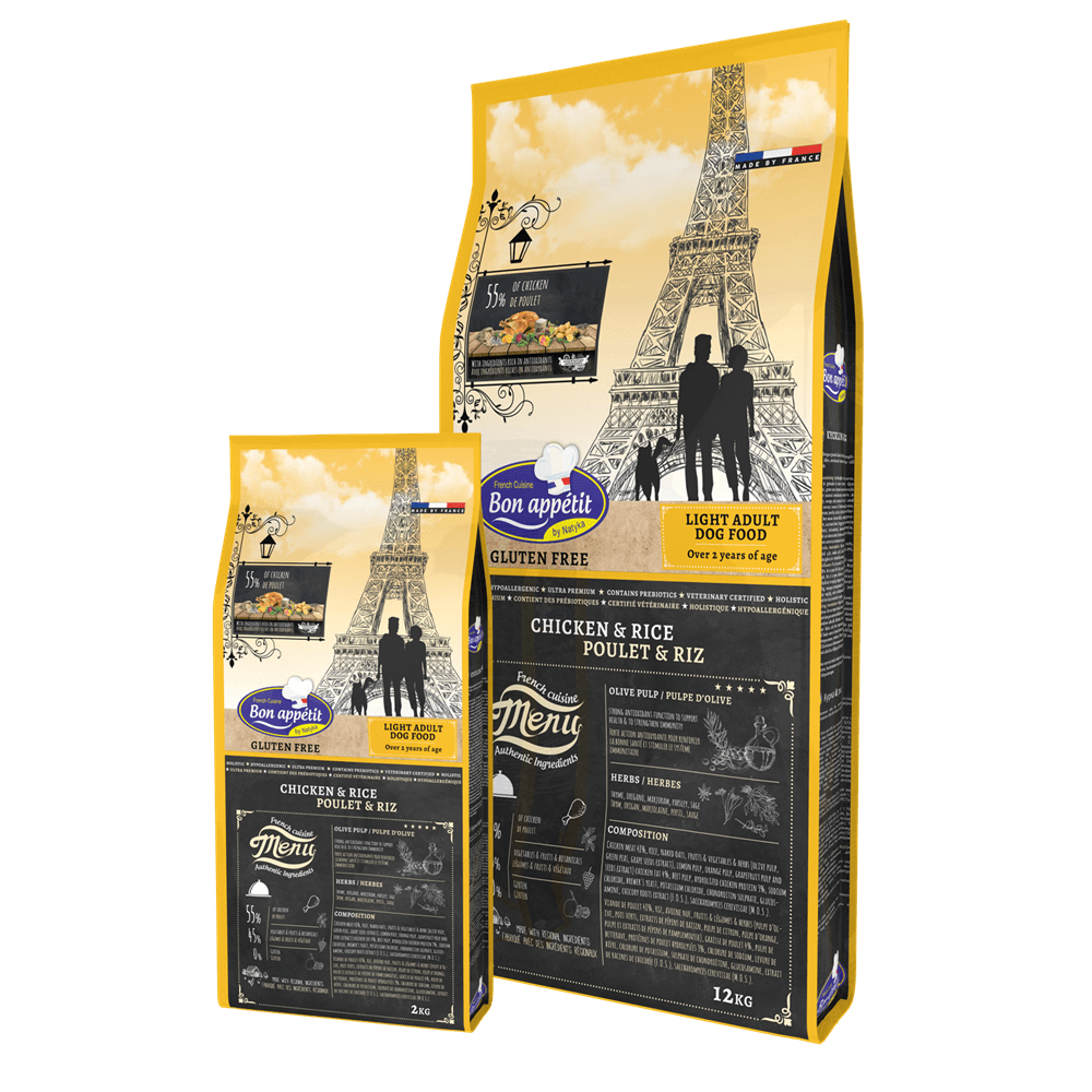 Bon Appétit -  Adult Dog weight control/Sterilized Chicken & Rice 2kg