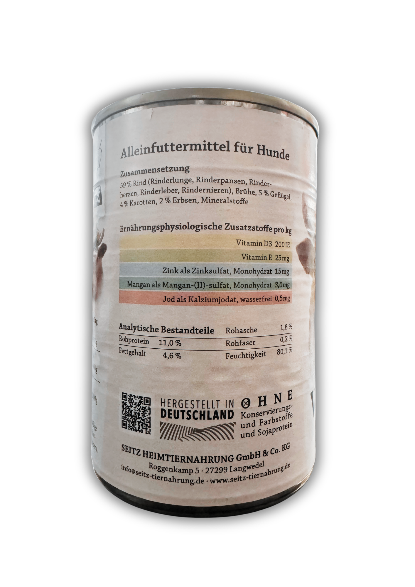 Seitz Vitalmenü 400g - 6er Pack