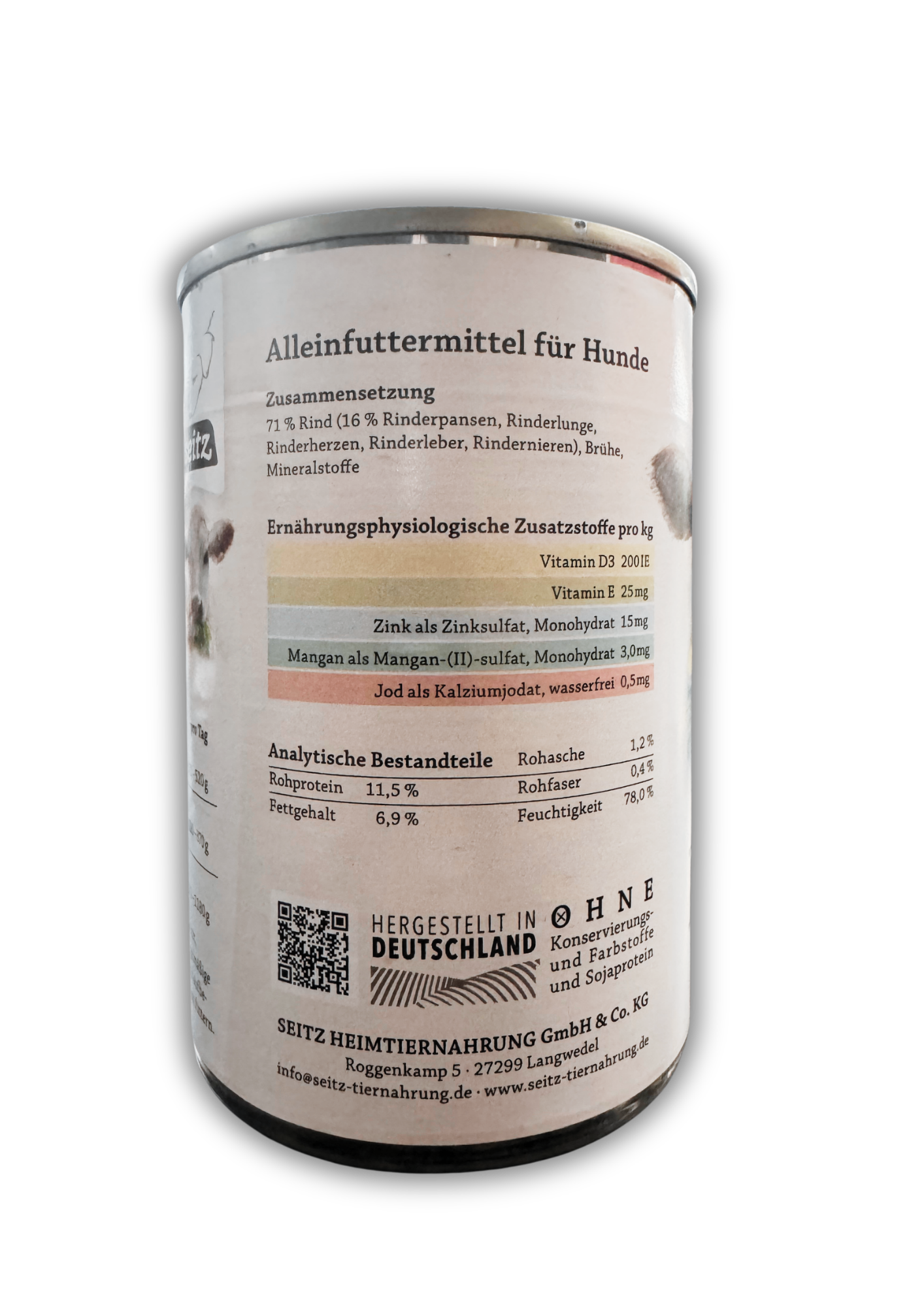 Seitz Rind mit Pansen - 6er Pack