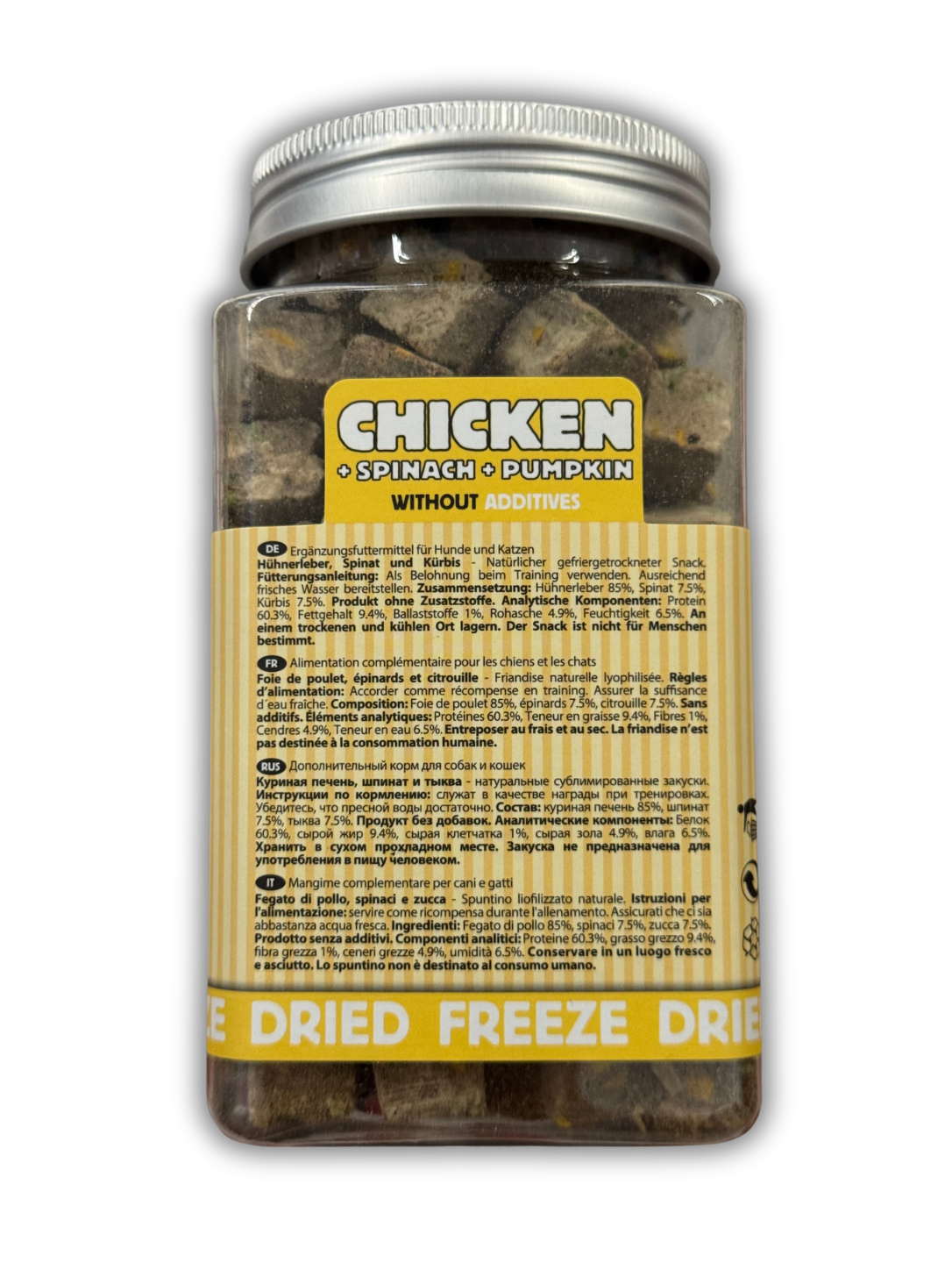 Kiwi-Walker, Huhn+Spinat+Kürbis gefriergetrocknet100g