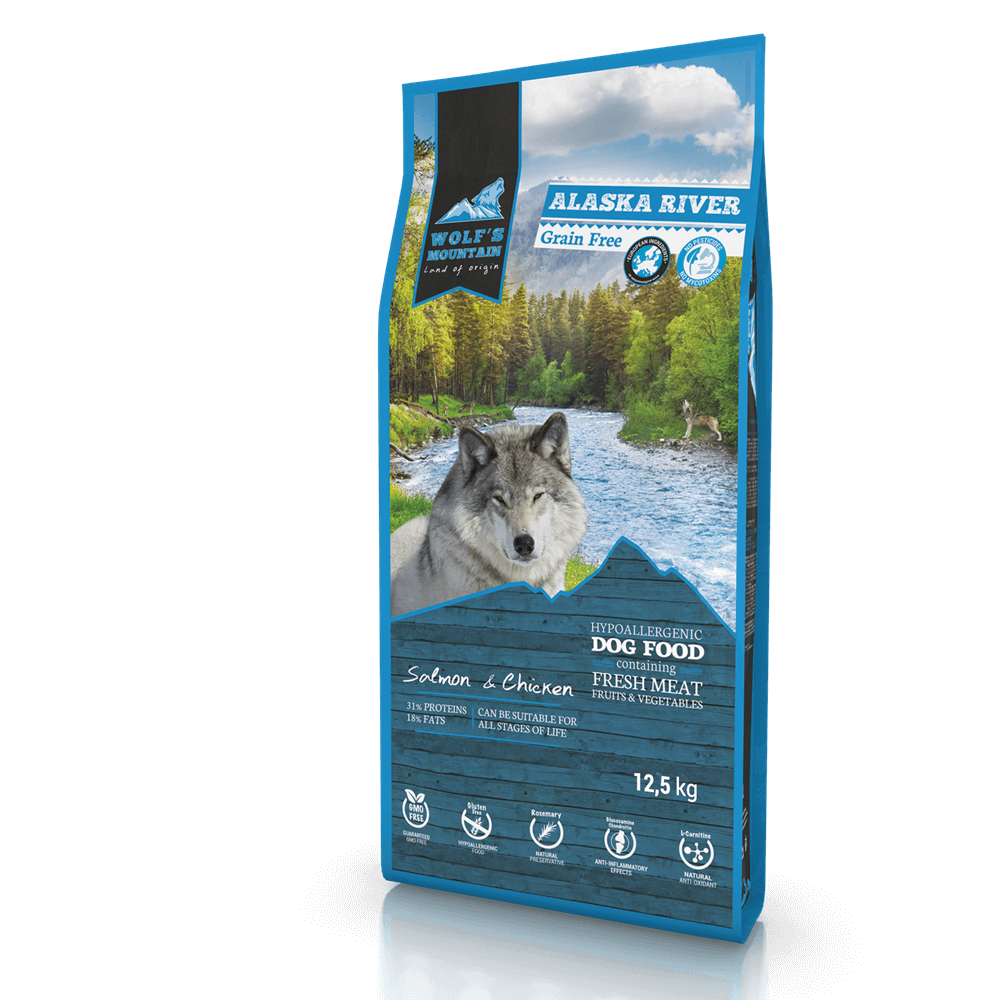 Wolfs Mountain - Alaska River grain free 12kg