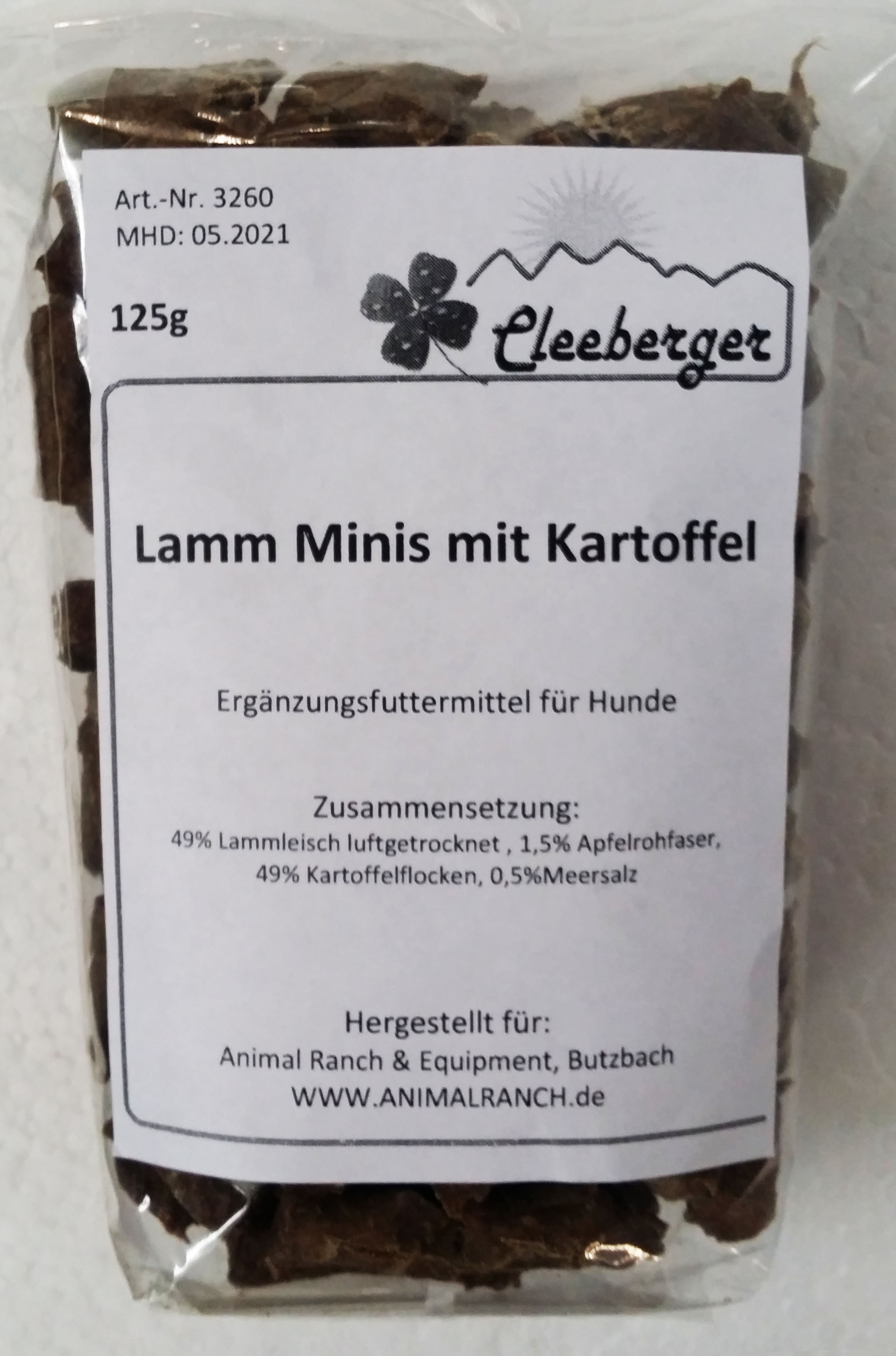 Cleeberger Lamm Minis mit Kartoffel, 125 g