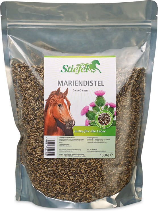 Stiefel Mariendistel ganze Samen 1,5 kg