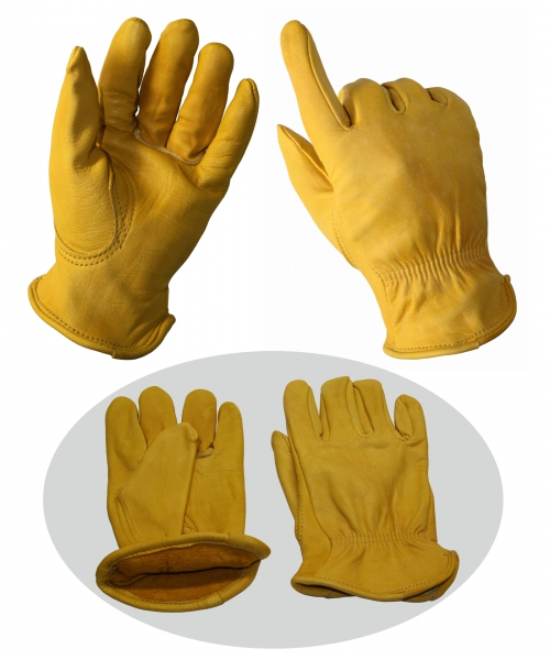 Equi Sport-  Leder Arbeitshandschuhe- ungefüttert- Cowhide - Gr L