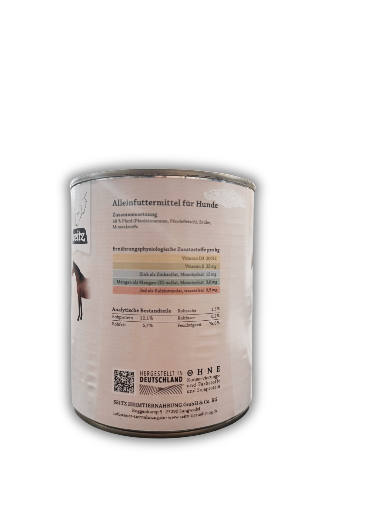 Seitz Pferd pur 400g - 6er Pack