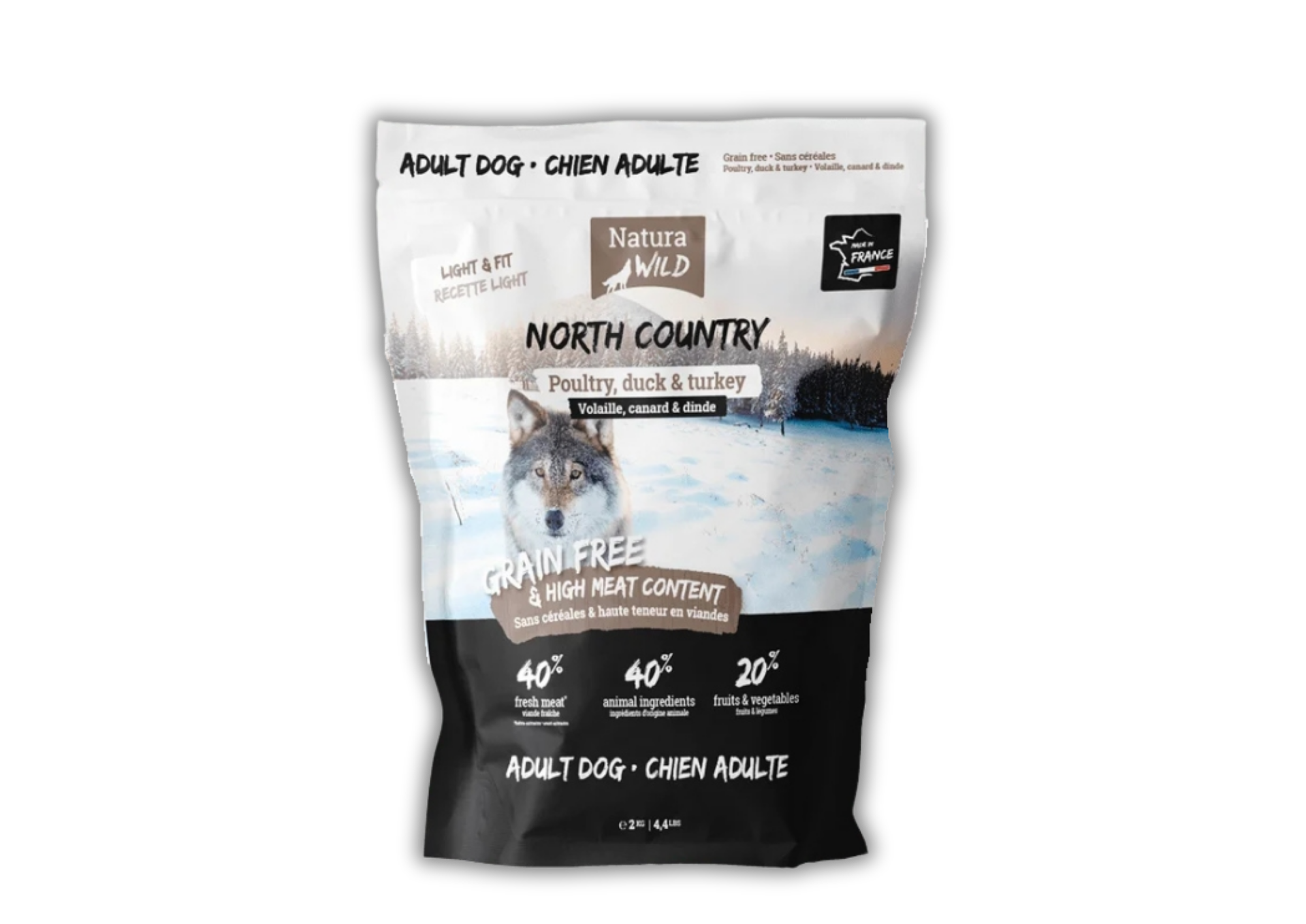 Natura Wild, North Country, Ente & Truthahn 2kg