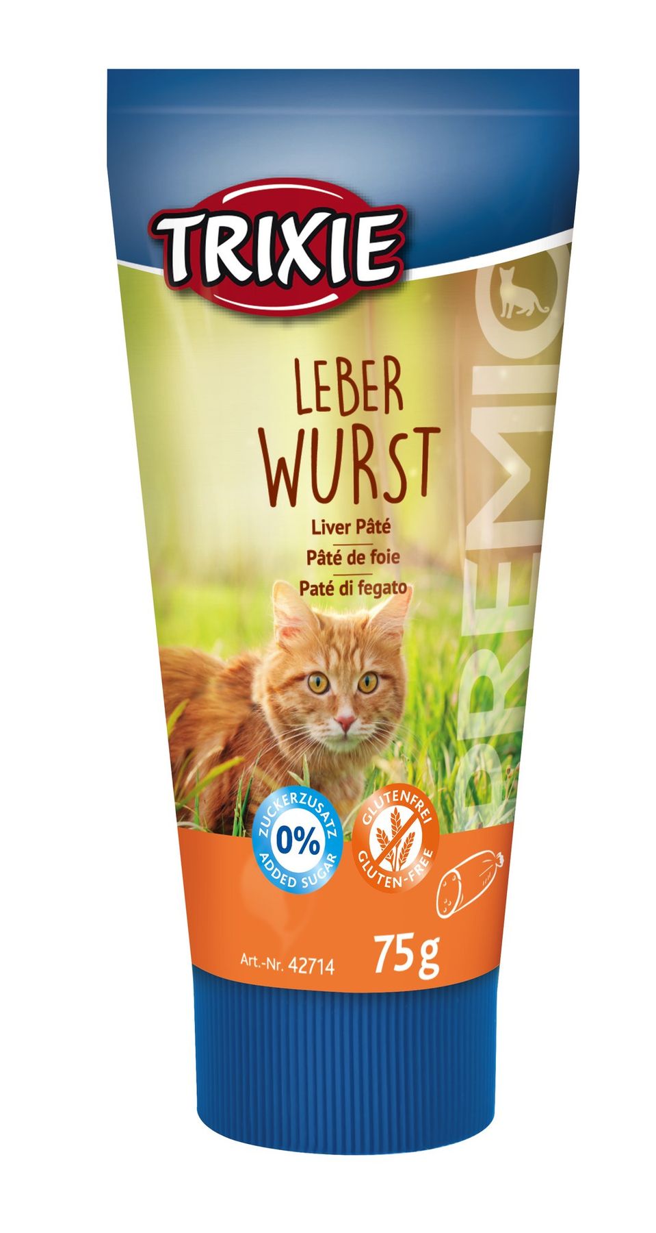 Trixie Premio Leberwurst für Katzen, 75 g