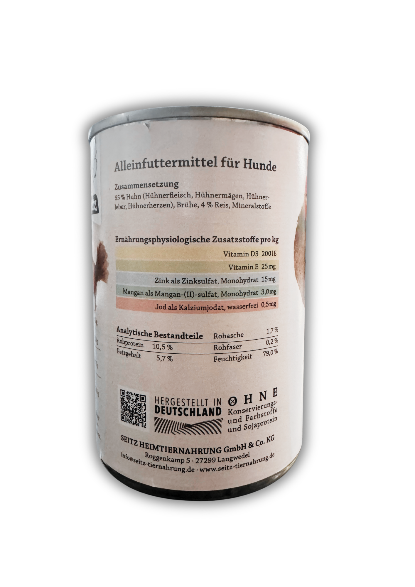 Seitz Huhn mit Reis 400g - 6er Pack