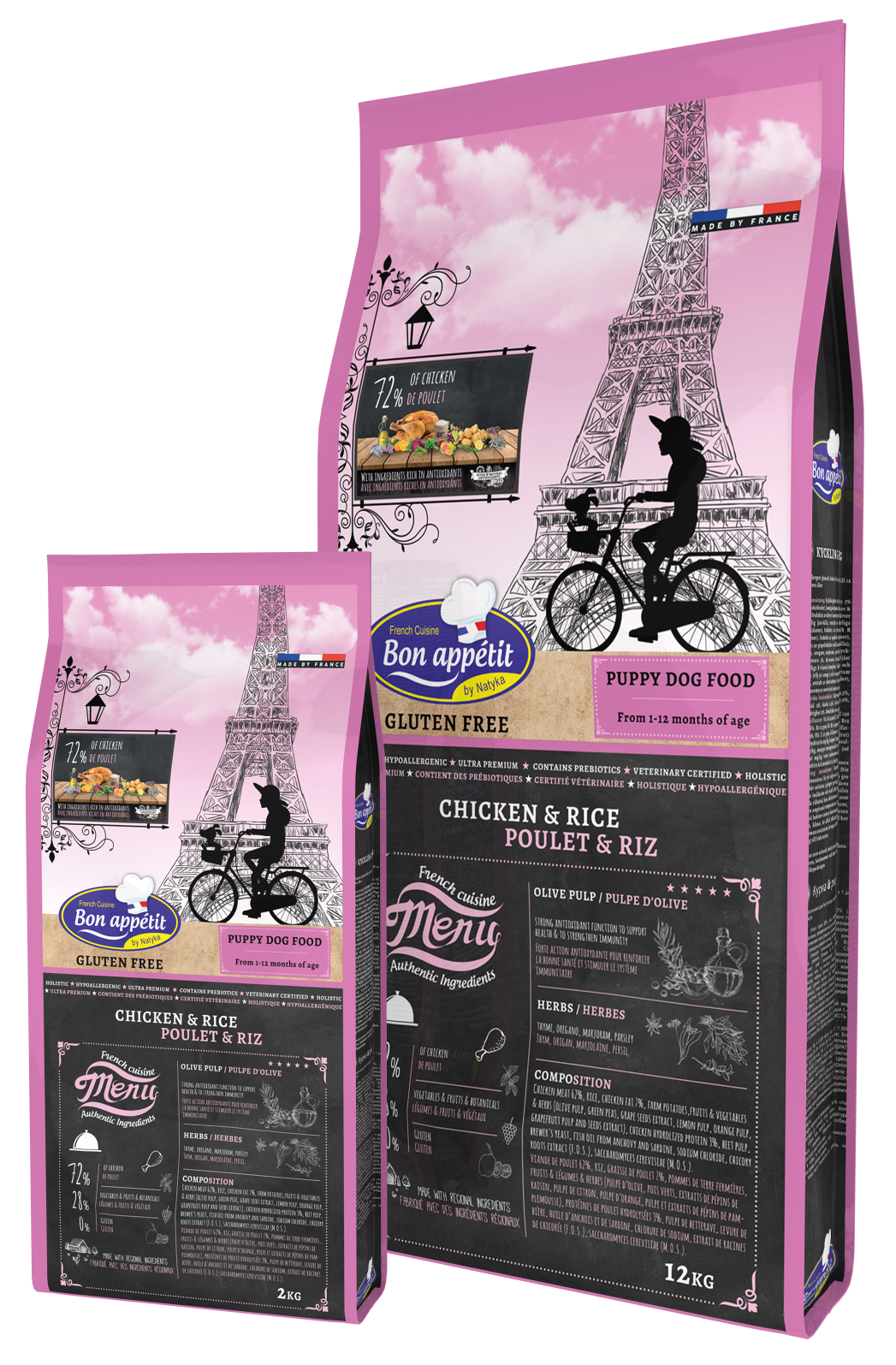 Bon Appetit -  Adult Dog Mini Chicken & Rice 2kg