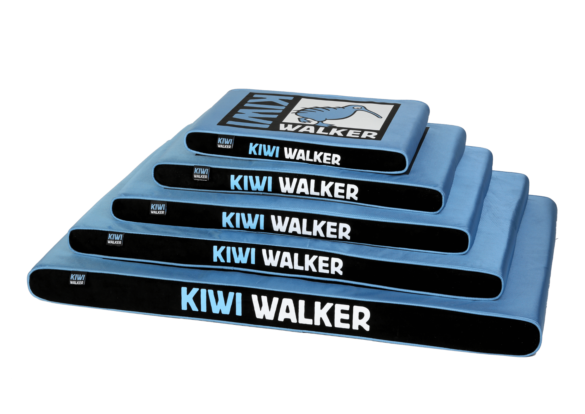 KIWI WALKER Running Hundematratze M Blau – 65 × 45 × 6 cm