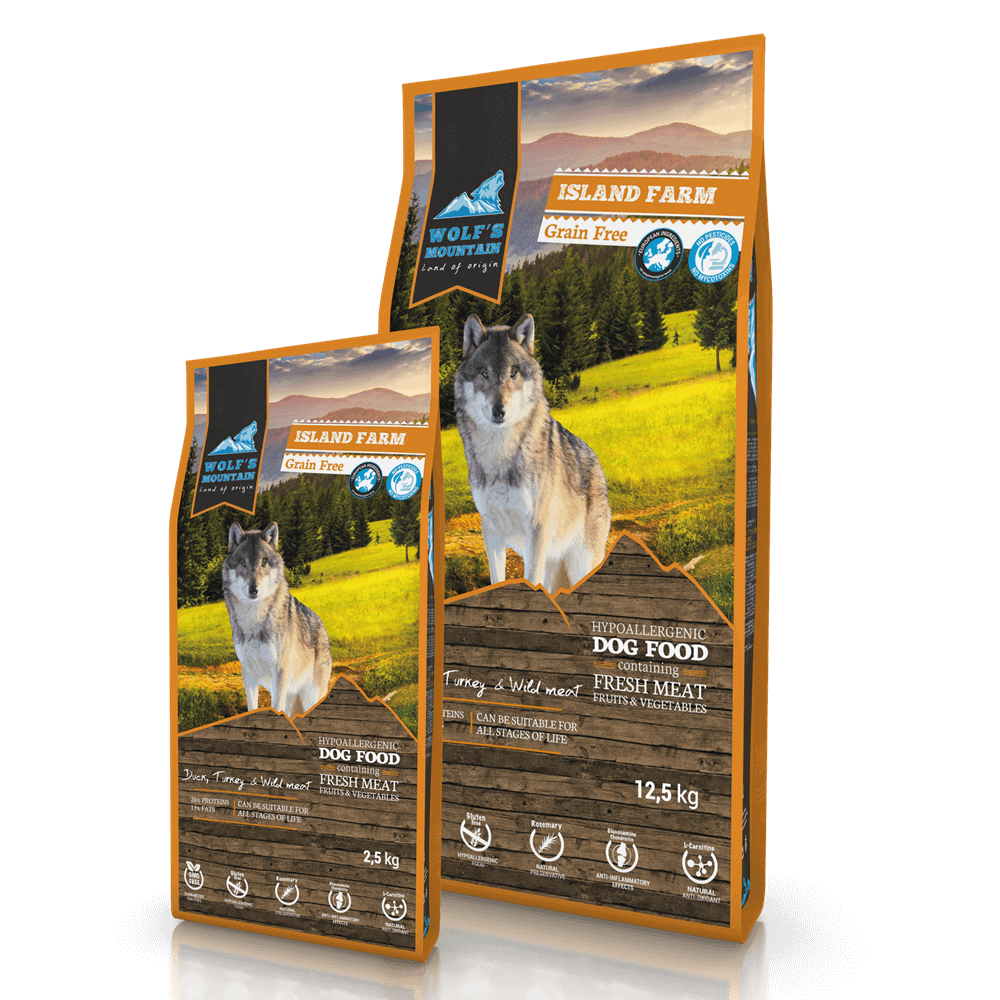 Wolfs Mountain - Island Farm grain free 2kg