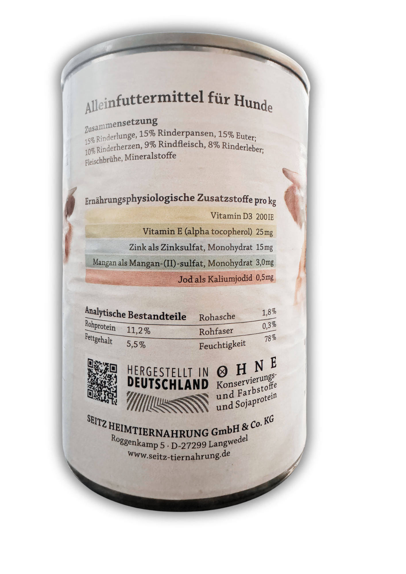 Kopie von Seitz Rind pur 400g - 6er Pack #1
