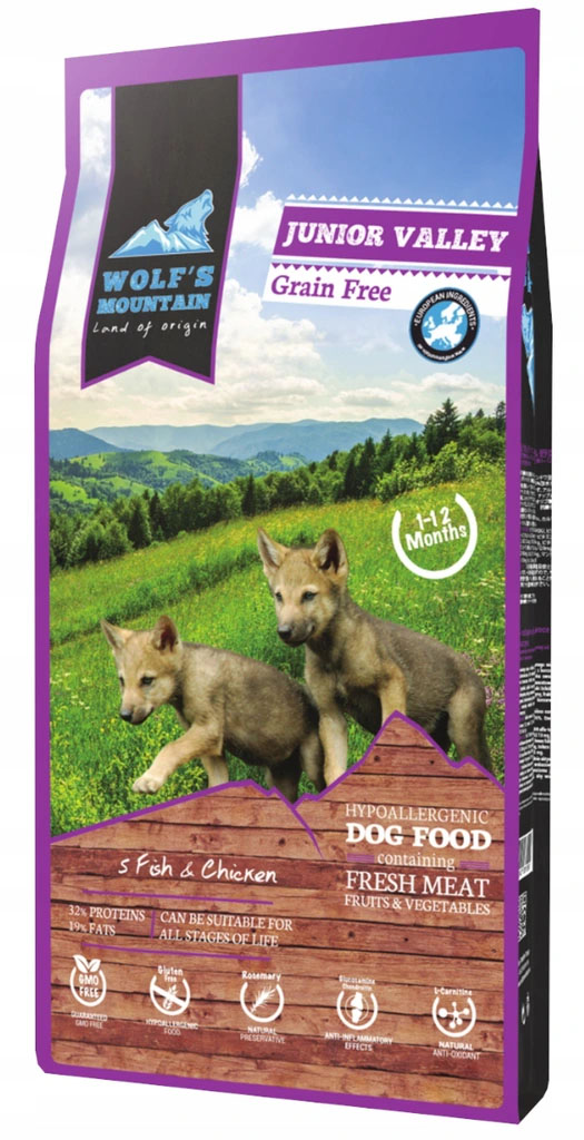 Wolfs Mountain - Junior Valley grain free 2kg
