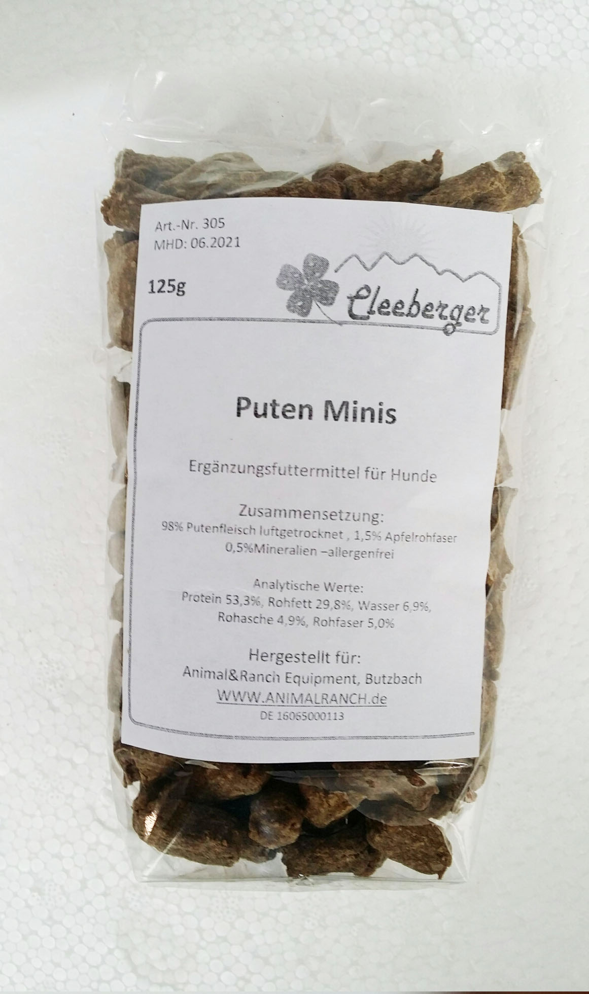 Cleeberger Puten Minis 125g