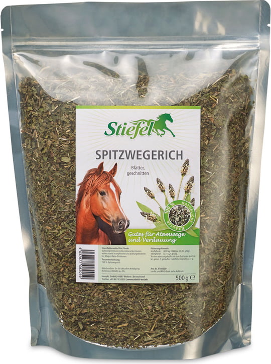 Stiefel Spitzwegerich, Blätter geschnitten, 500g