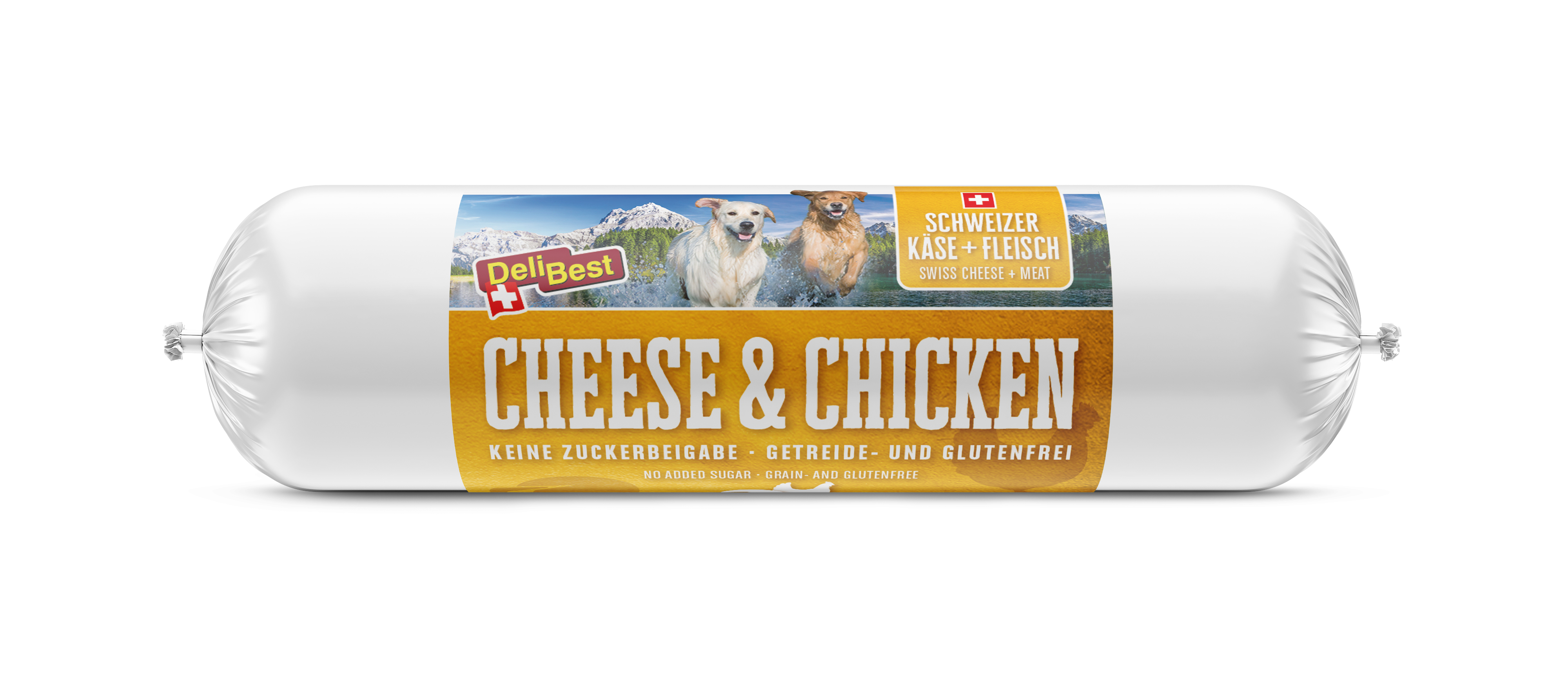 DeliBest,Cheese & Chicken Trainigswurst 120g