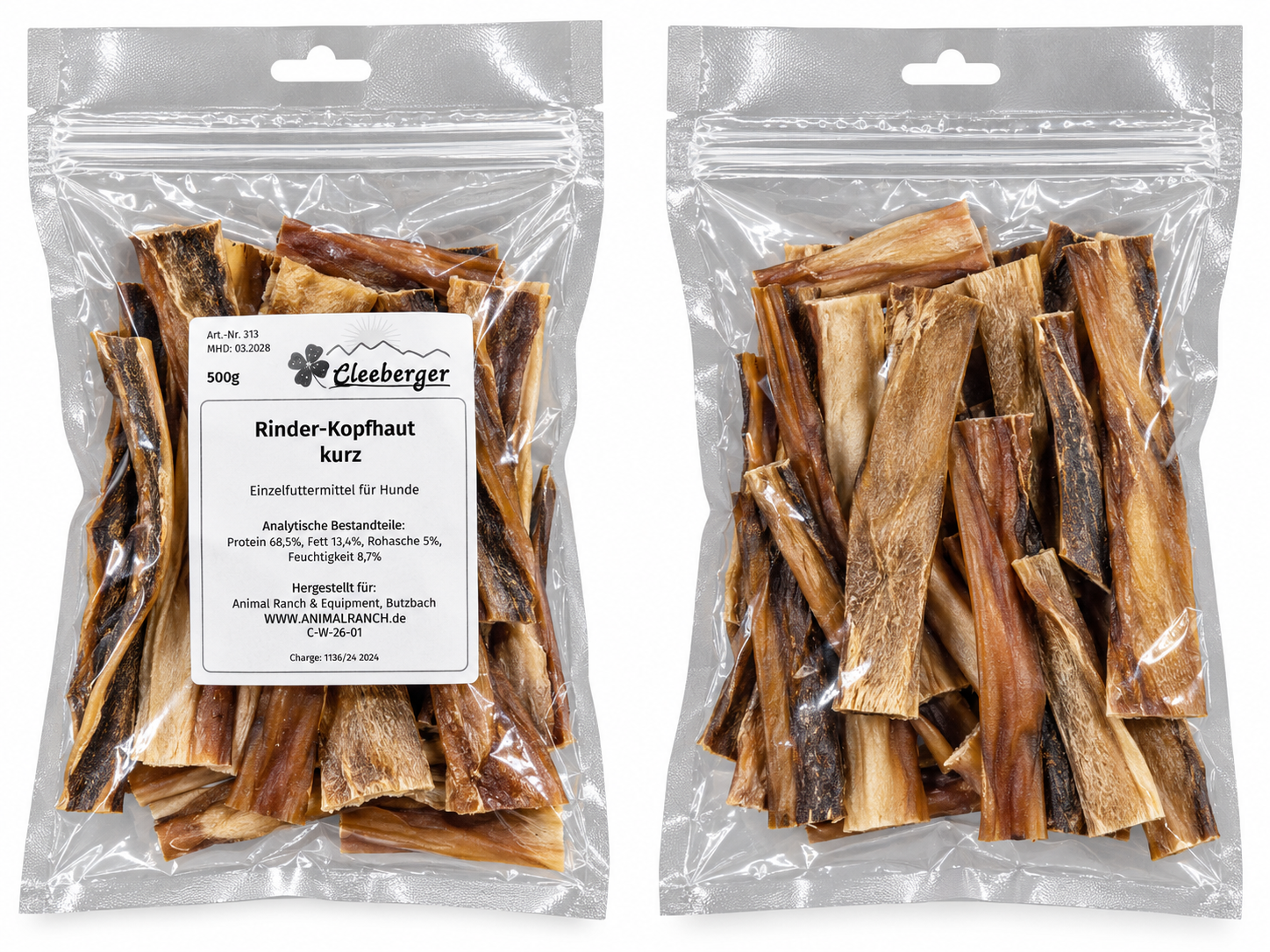 Cleeberger Rinderkopfhaut - 500 g