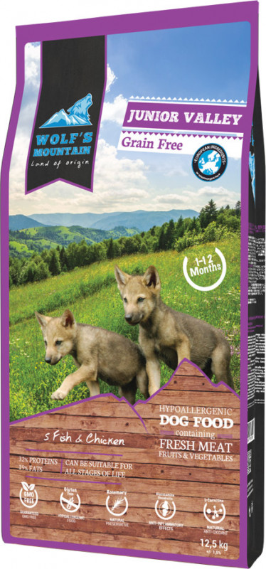 Wolfs Mountain - Junior Valley grain free 12kg