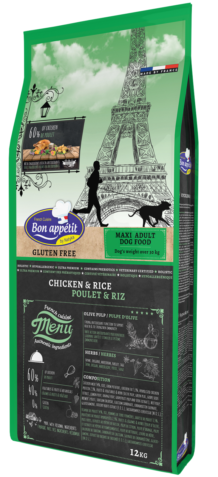 Bon Appetit - Adult Dog Maxi  Chicken&Rice 12kg