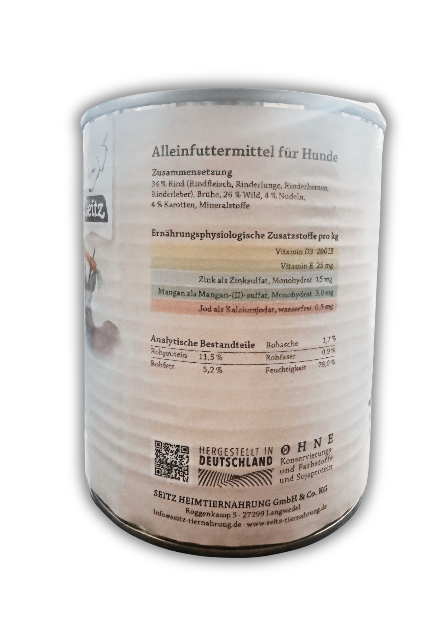 Seitz Wildmenü 800g - 6er Pack