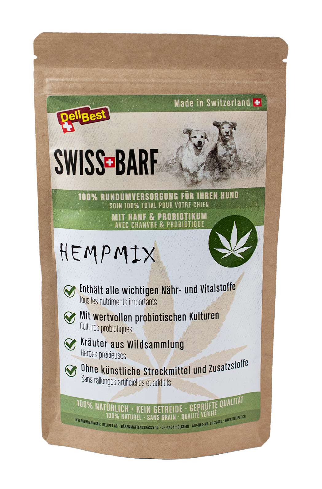 DeliBest, Swiss Barf HempMix 100g