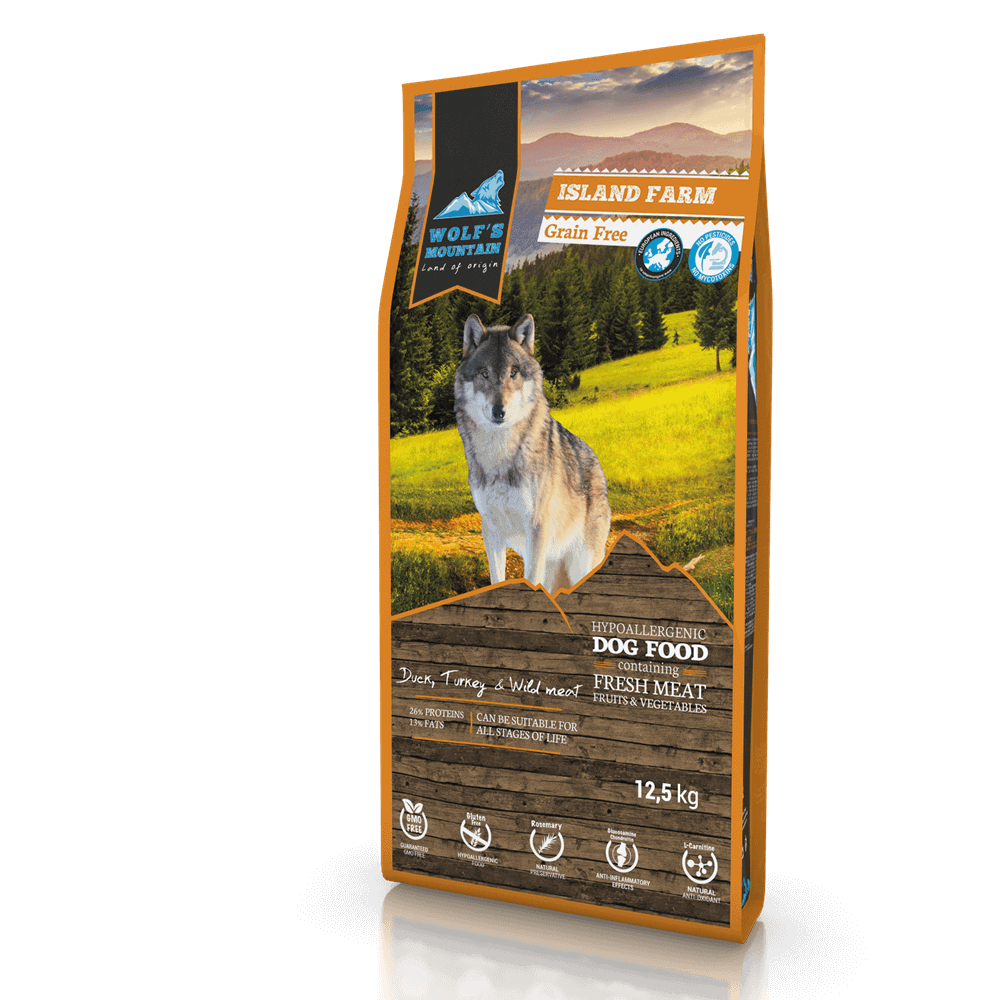 Wolfs Mountain - Island Farm grain free 12kg