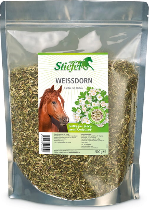 Stiefel Weissdorn, Blätter und Blüten geschnitten, 500g