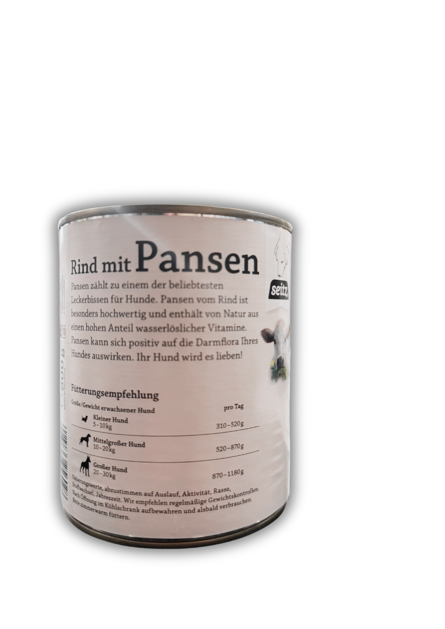 Seitz Rind mit Pansen 800g - 6er Pack