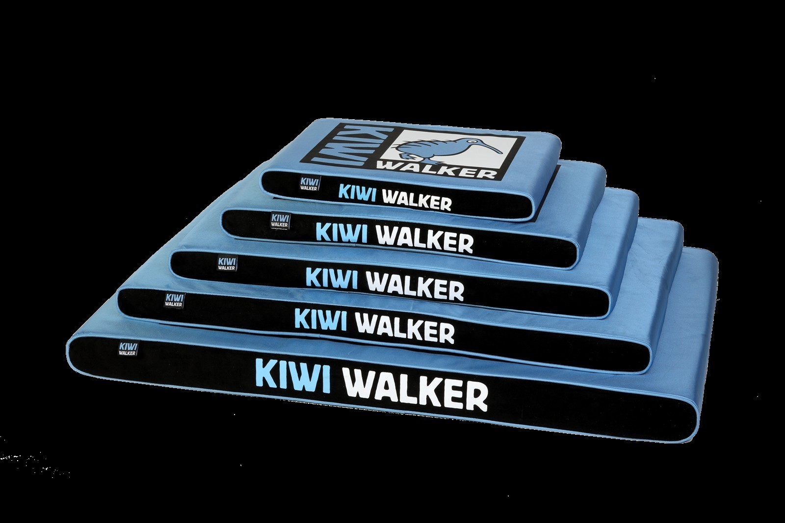 KIWI WALKER Running Hundematratze M Blau – 65 × 45 × 6 cm