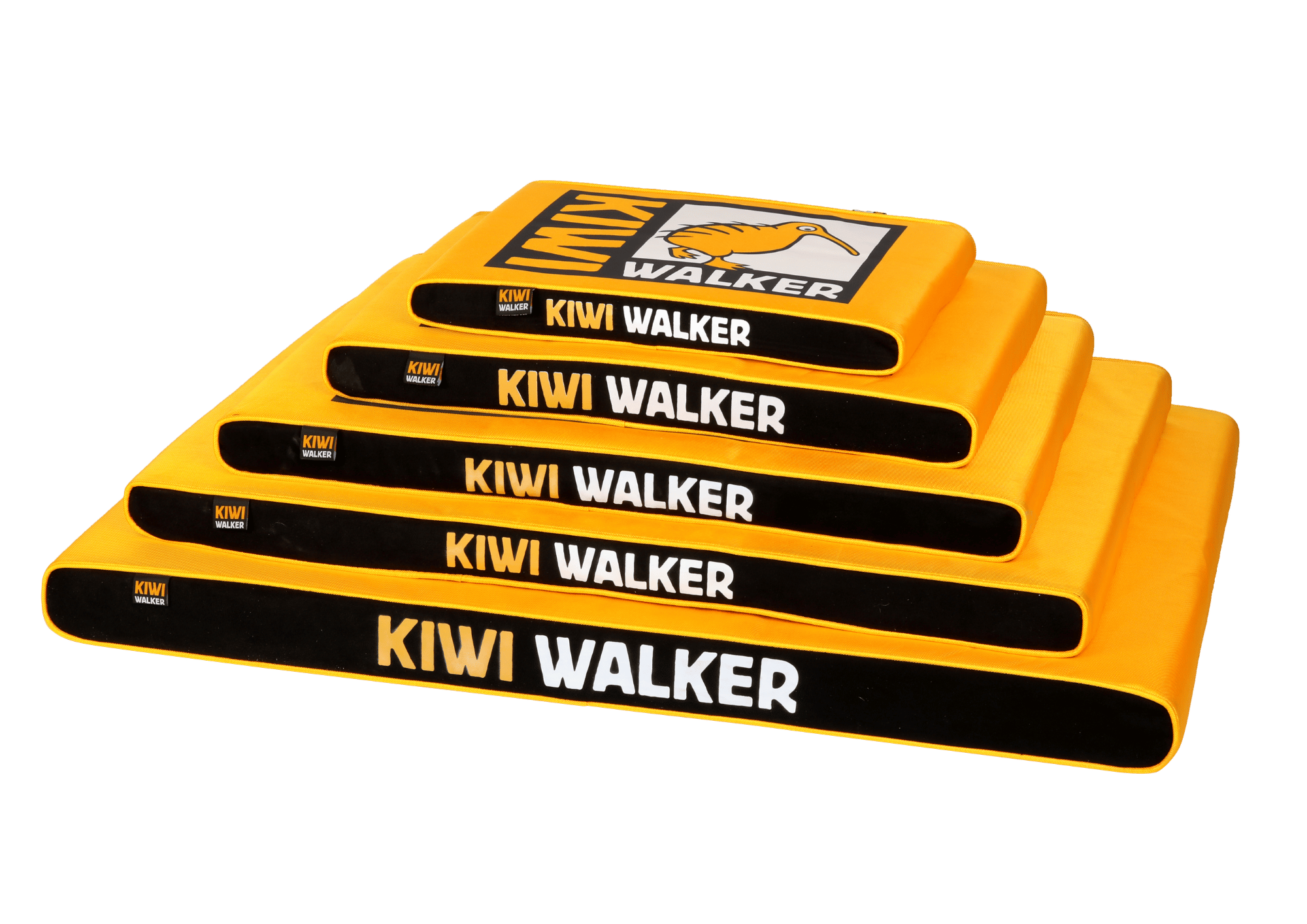 KIWI WALKER Running Hundematratze XL Orange – 95 × 65 × 6 cm