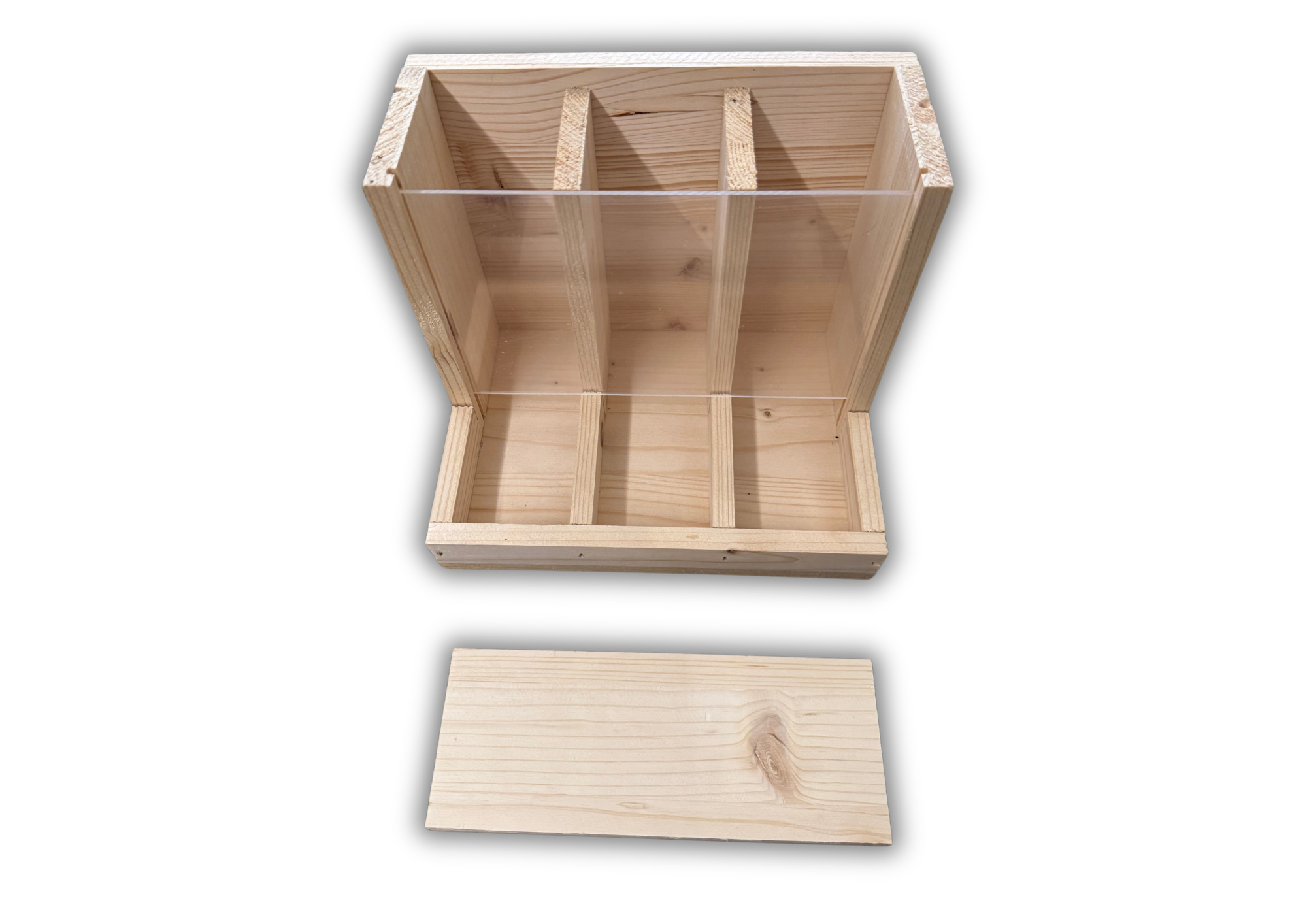 Cleeberger, Futterbar 3-fach aus Fichtenholz 20 × 15 × 17 cm