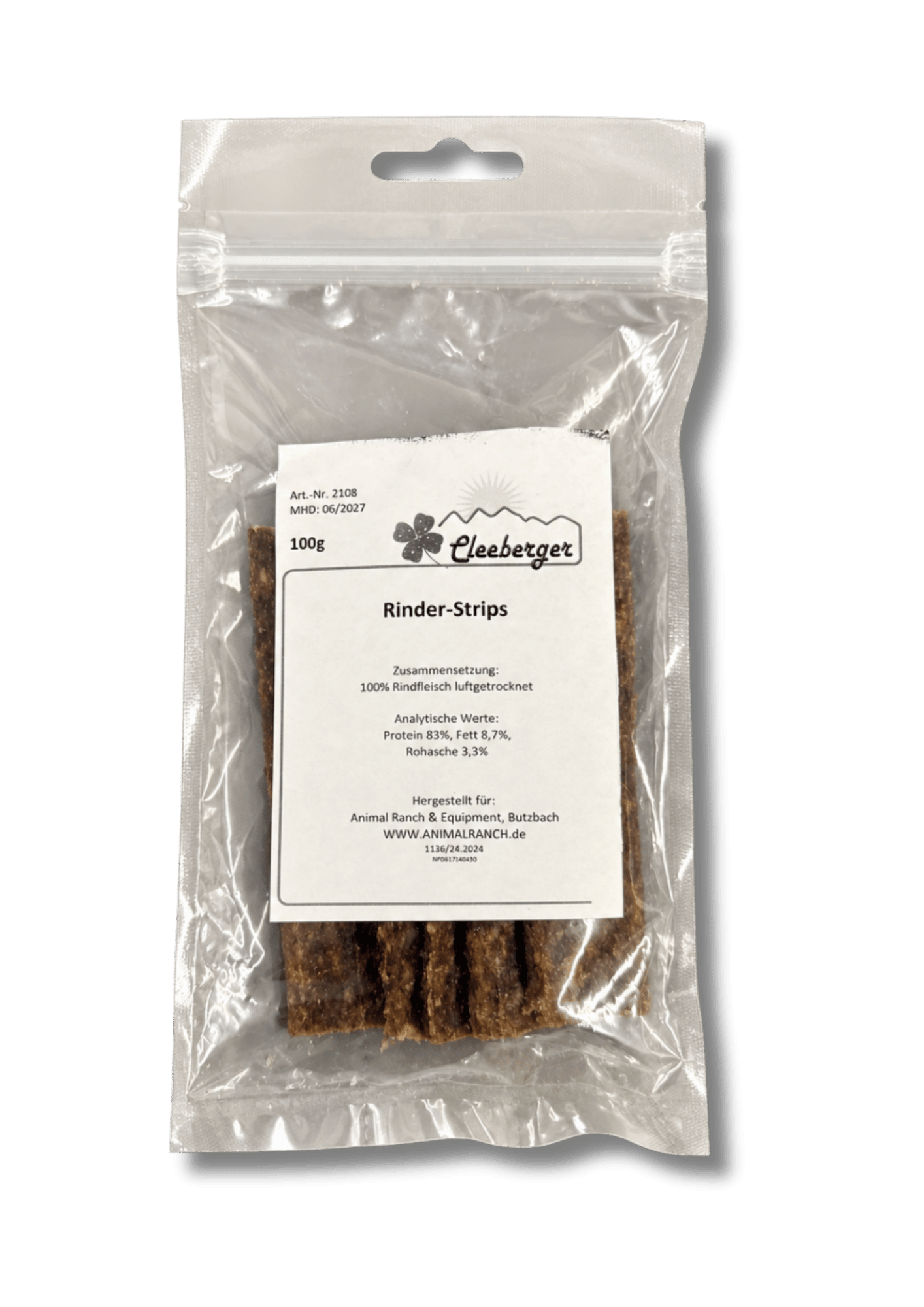 Cleeberger, Rinder Strips 100g