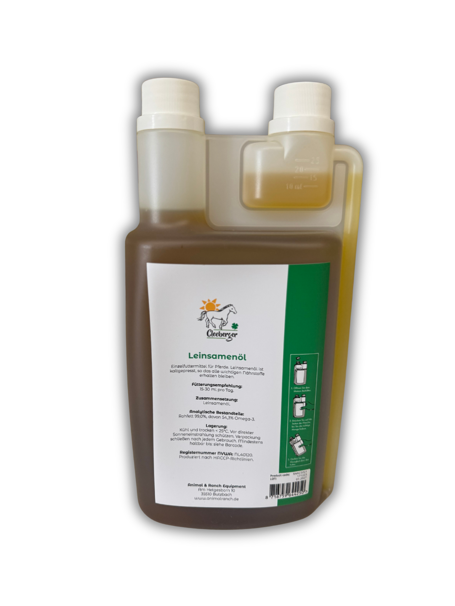 Cleeberger, Leinöl 1l