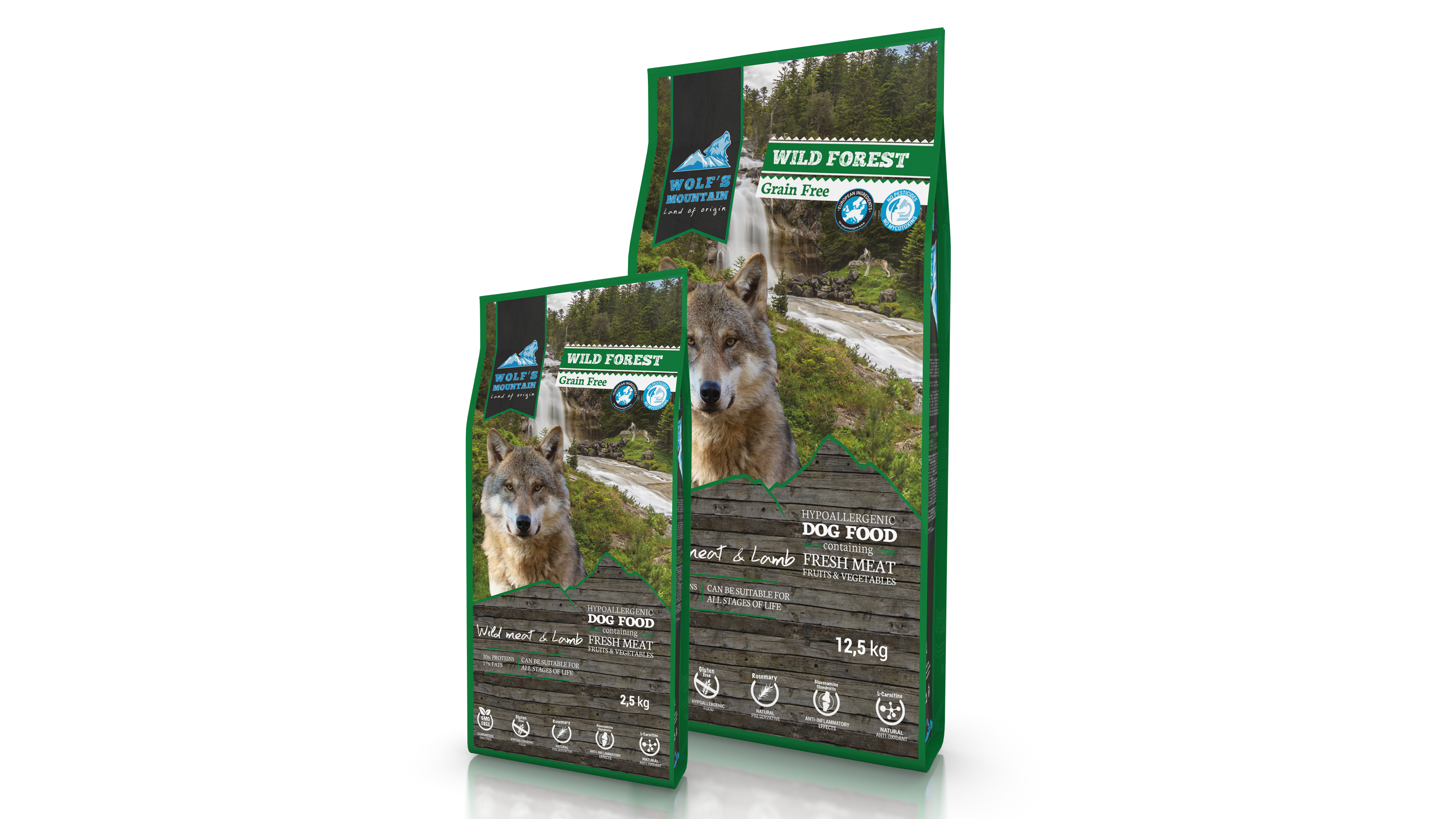 Wolfs Mountain - Wild Forest grain free 2kg